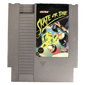 Skate or Die Nintendo Entertainment System 1988 NES Retro Loose Cart Only Tested